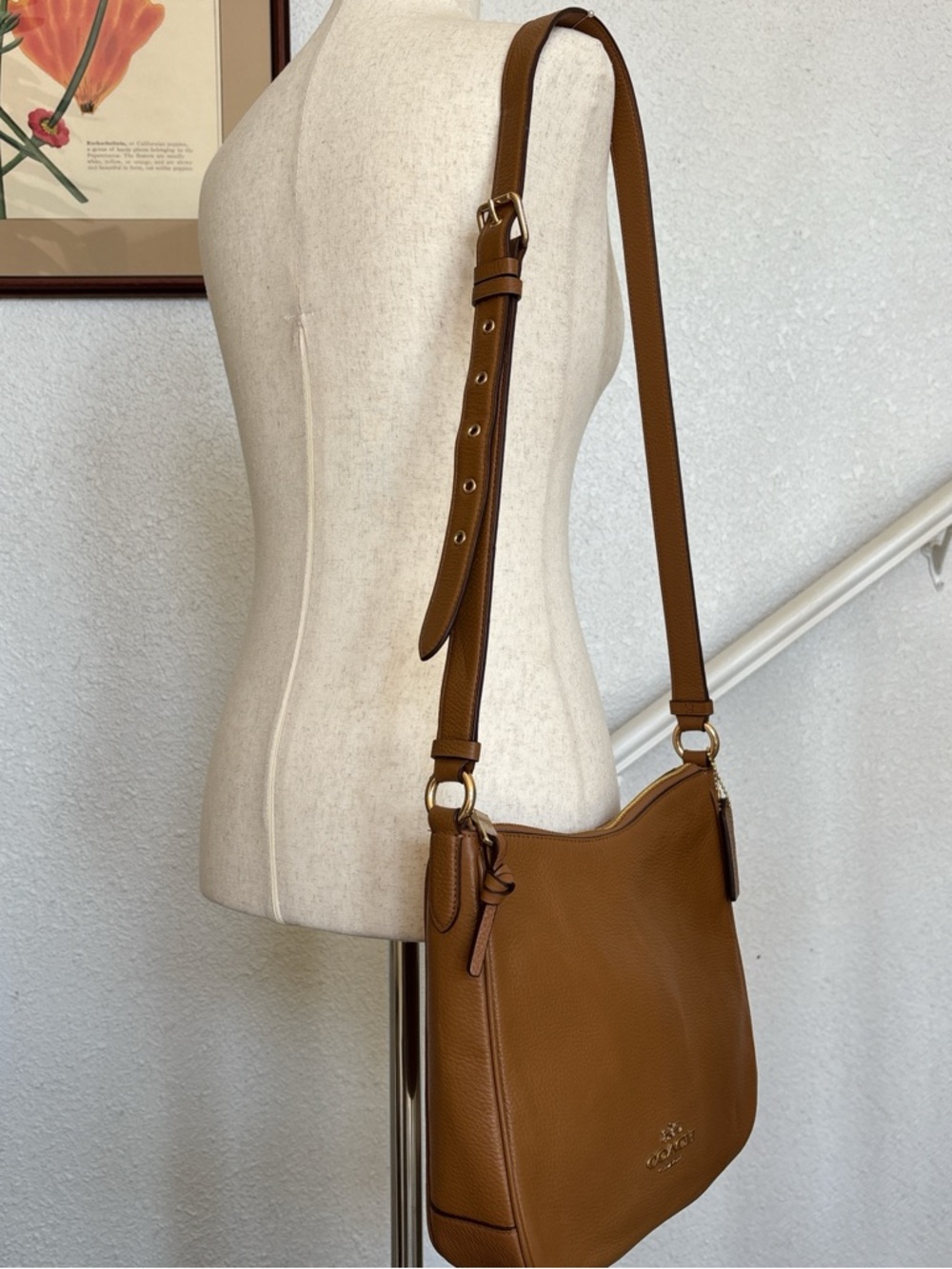 Coach brown leather shoulder bag - Picture 3 of 7